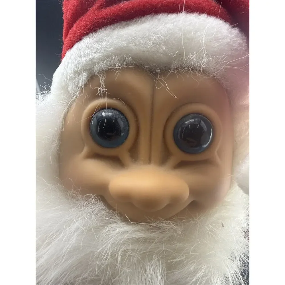 Russ Berrie Troll Kidz Mr. Santa Claus Plush Doll Toy 12